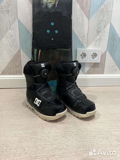 Сноубордические ботинки DC 33 р-р, 21см. BOA