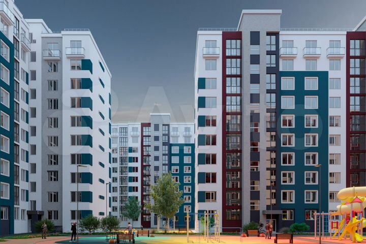 2-к. квартира, 62,3 м², 6/10 эт.