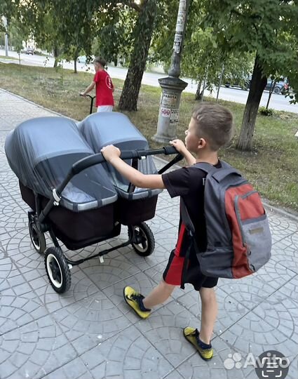 Bugaboo donkey twin коляска для двойни или погодок