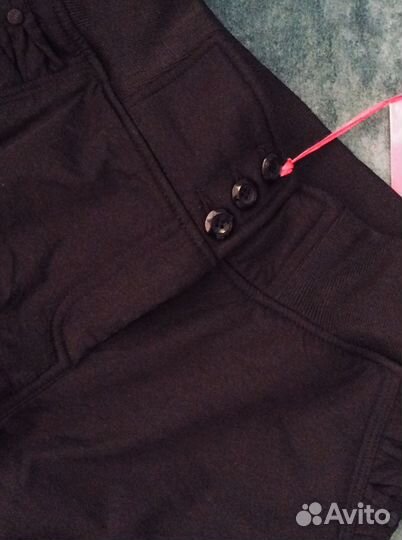 Новые балоньевые брюки с утеплённой подкладкой