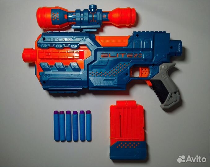 Бластер Nerf Elite 2.0 Phoenix CS-6