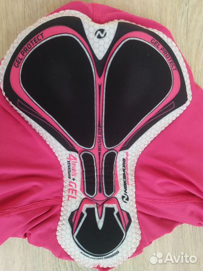 Велошорты двойные Nakamura памперс гель 40 42