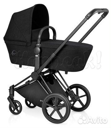 Коляска Cybex priam 2 в 1 Deep Black