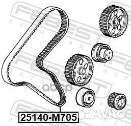 Ремень грм 25140M705 Febest