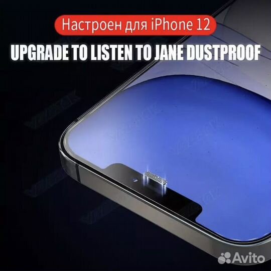 Защитное стекло iPhone 15 бронебойное