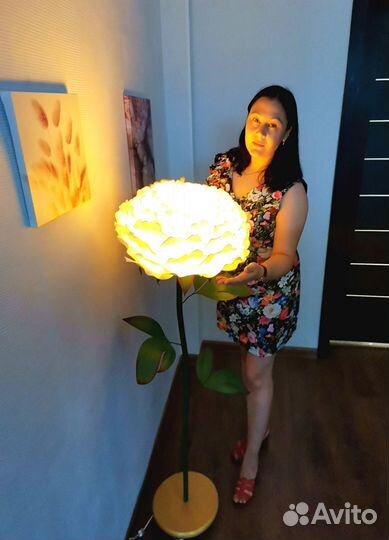 Ростовой пион - торшер