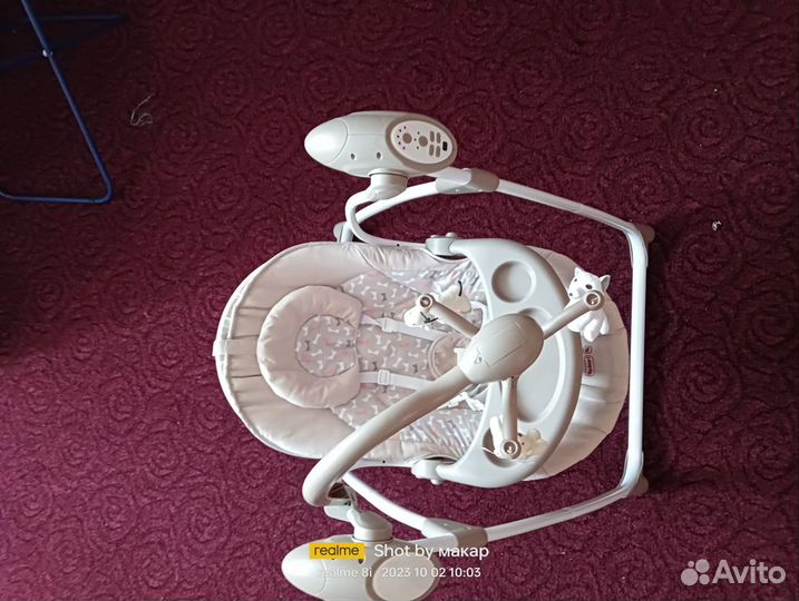 Детские электронные качели для новорожденных