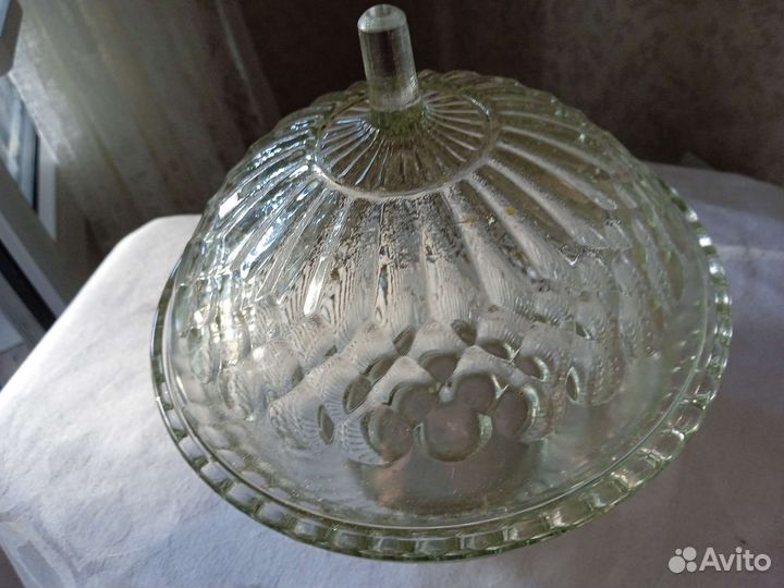 Сахарница ваза стеклянные СССР