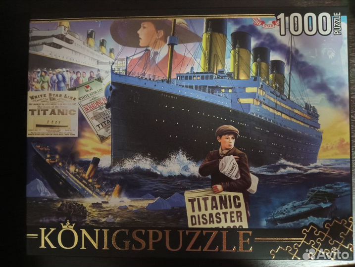 Пазлы 1000, 500 деталей