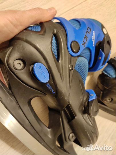 Коньки раздвижные 30-33р
