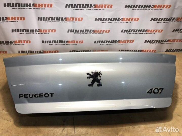 Крышка багажника Peugeot 407 седан 6D 2.0