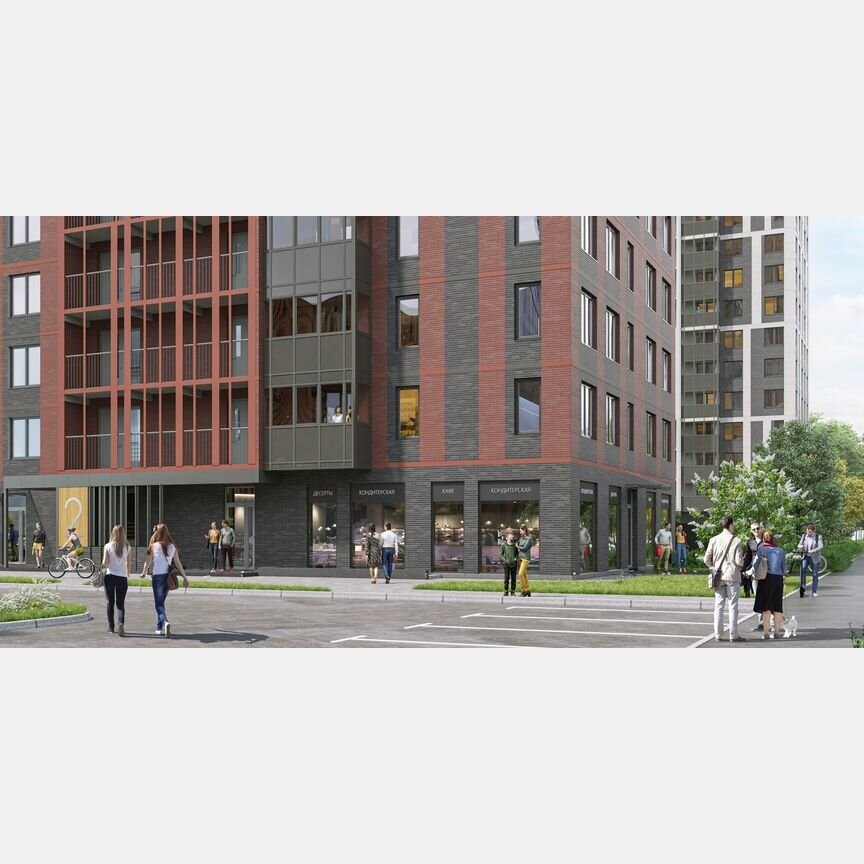 1-к. квартира, 42,5 м², 9/24 эт.
