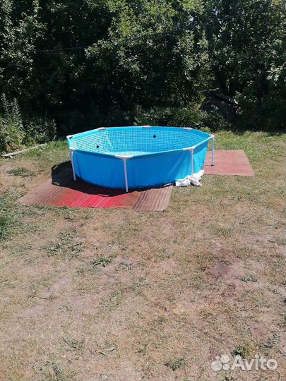 Каркасный бассейн intex бу