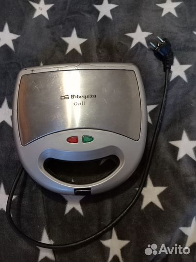 Сэндвичница/бутербродница/мини гриль 800 W