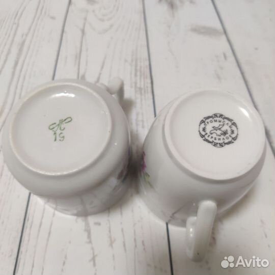 Чашки кружки бокалы фарфор Вербилки Полонное