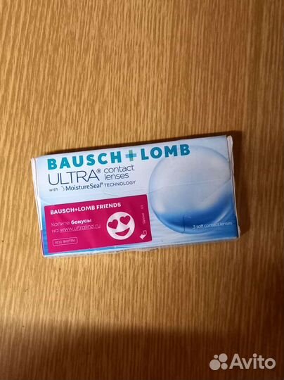 Bausch + Lomb Контактные линзы ultra, 3 шт