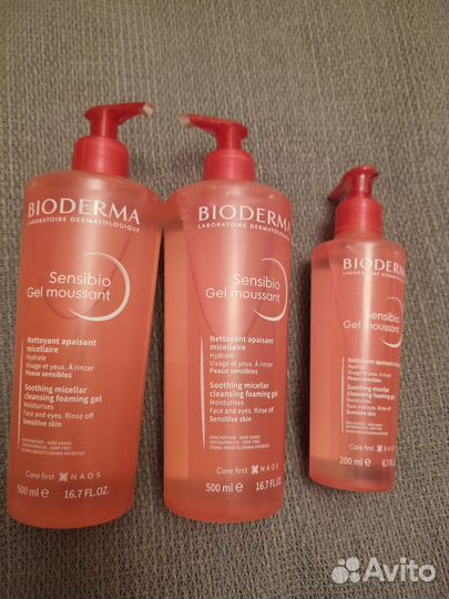 Bioderma Sensibio гель для умывания, мицеллярная