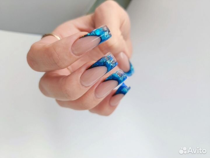 Маникюр педикюр наращивание модель выкладной