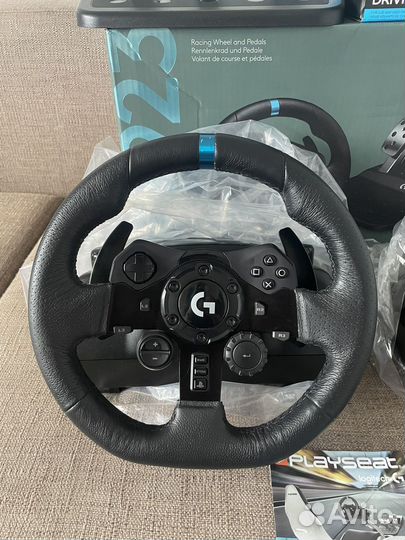 Игровой руль Logitech g923 + shifter