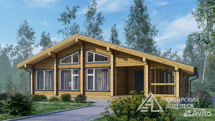 Дом 12х12,9 из профилированного бруса