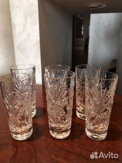 Хрустальные рюмки времен СССР
