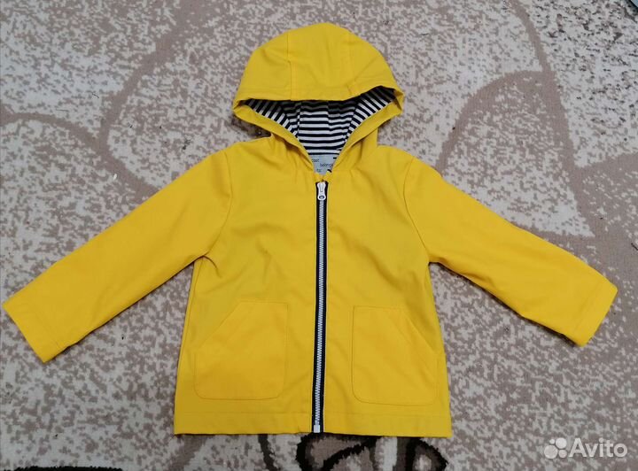 Ветровка дождевик+джинсы 80