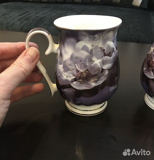 Чашки бокалы Bohemia Чехия винтаж Богемия