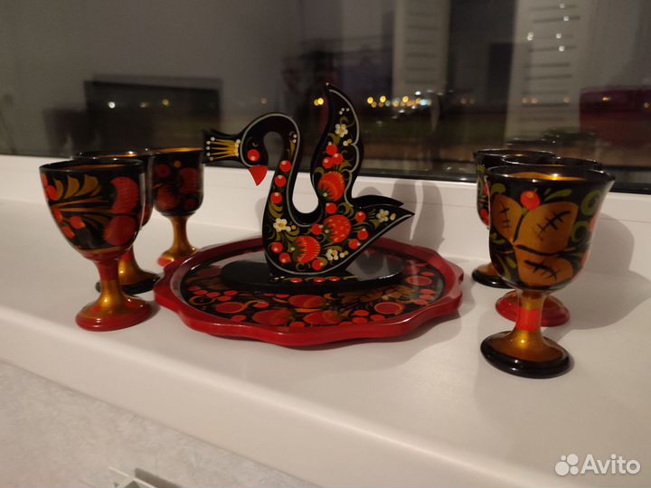 Посуда хохлома