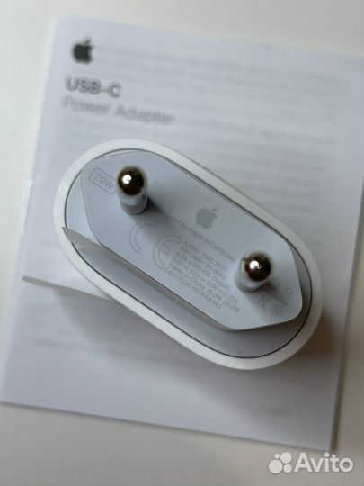 Быстрая Зарядка на iPhone 20w оригинал