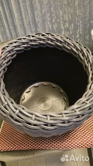 Кашпо из ротанга 12 литров