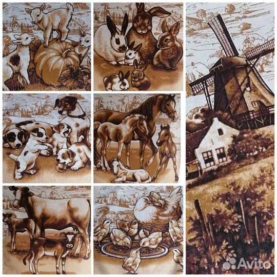 Кухонные полотенца. Набор из 8 штук