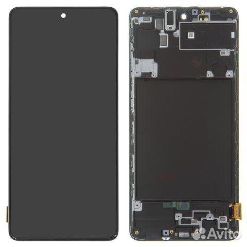 Дисплей для Samsung SM-A715F Galaxy A71 в рамке та