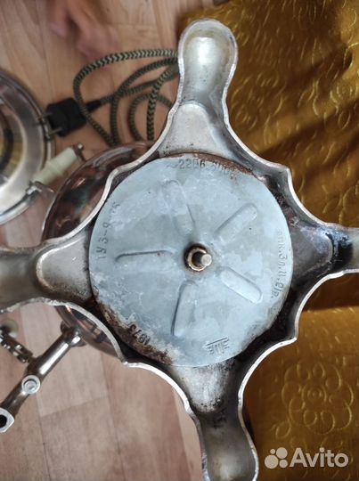 Тульский электрический самовар,3л,форма банка,1973