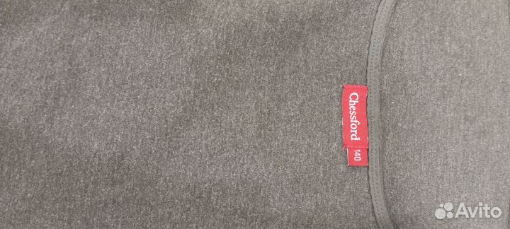 Школьный сарафан 140 серый