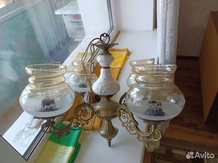 Бронза люстра СССР