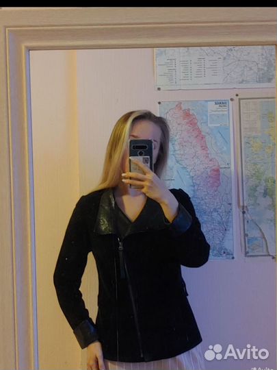 Кожаная куртка 44 натуральная кожа