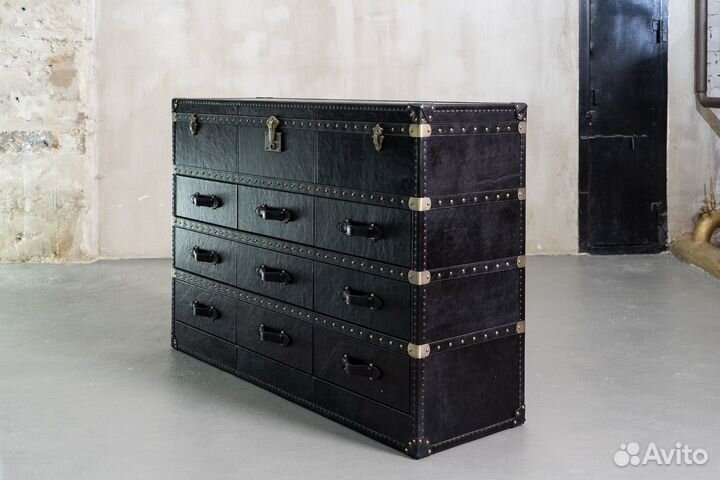 Тумба Black Charm Genuine Leather