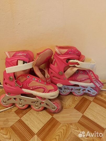 Коньки детские раздвижные (31-34р)