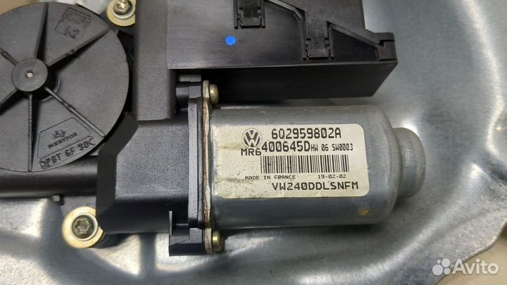 Стеклоподъемник электрический левый передний Volkswagen Polo