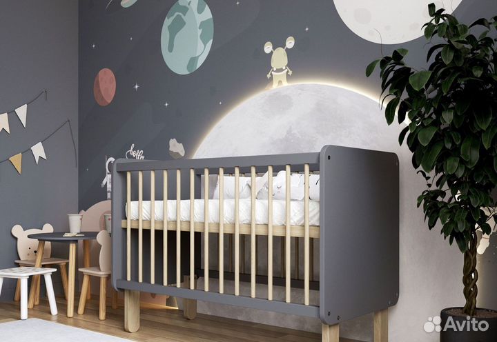 Кроватка для новорожденных Лея