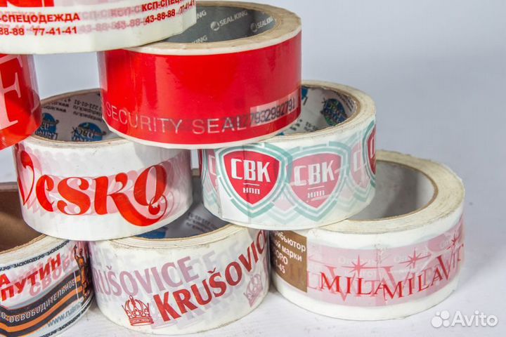 Скотч с логотипом 108 роликов