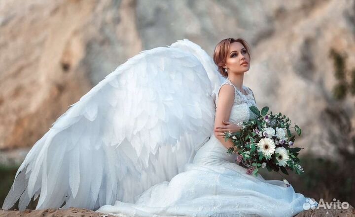 Крылья ангела белые