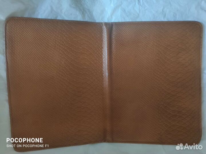 Папка для документов СССР. Натуральная кожа