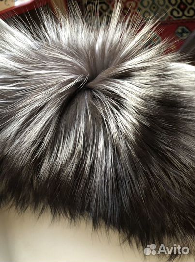 Шапка меховая чернобурка Новая