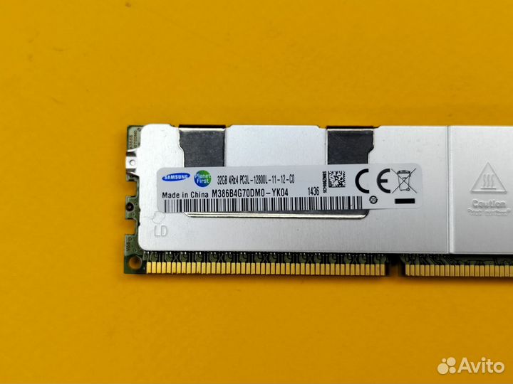 Серверная память Samsung DDR3 L ECC REG 32GB 1600