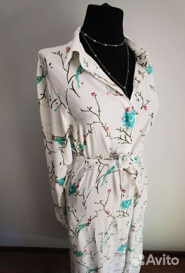 Красивое летнее платье рубашка 44-46 М
