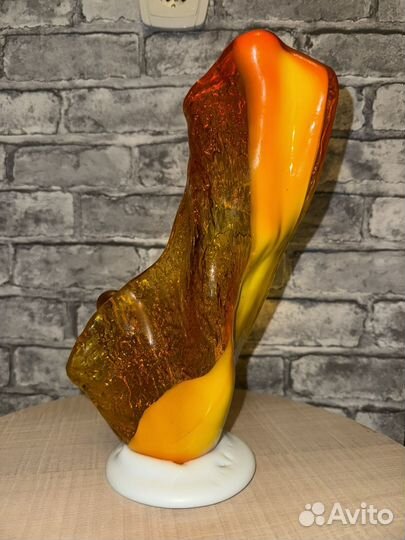 Подсвечник или ваза, авторское стекло