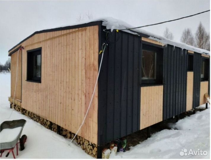 Каркасный теплый дом с доставкой 90 м кв, арт. бс-5201