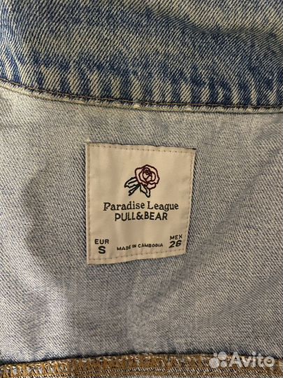 Джинсовая куртка pull&bear