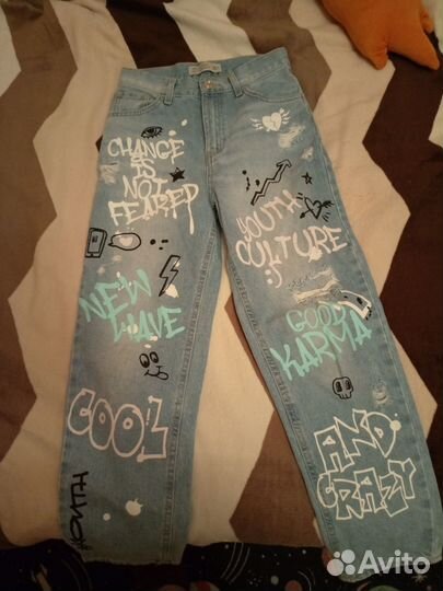 Джинсы на девочку